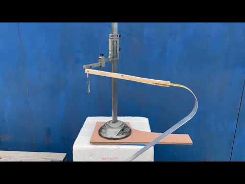 Видео: Расчет на прочность передней опоры шасси, с опытным определением величины ее обжатия.