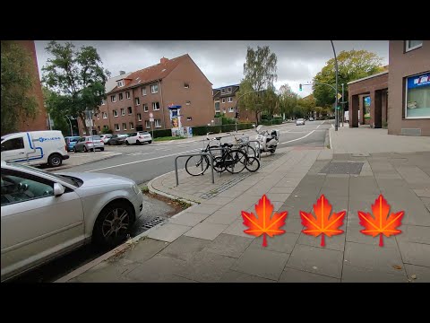Видео: 🍁 Der Herbst in Hamburg — 6. Oktober 2025 — Walddörferstraße — Wandsbek 🍁 Осень в Германии