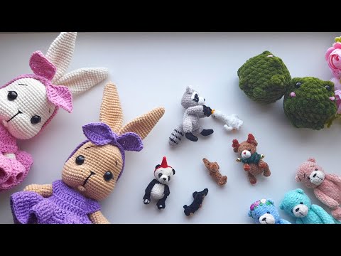 Видео: Готовые работы. Игрушка на заказ. Подвожу итоги марафона #100амігурумівересня: +14, итого 24/100