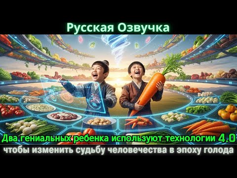 Видео: Два гениальных ребенка используют технологии 4.0, чтобы изменить судьбу человечества в эпоху голода