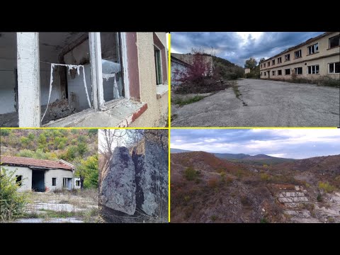 Видео: Изоставена мраморна кариера с опустошени сгради
