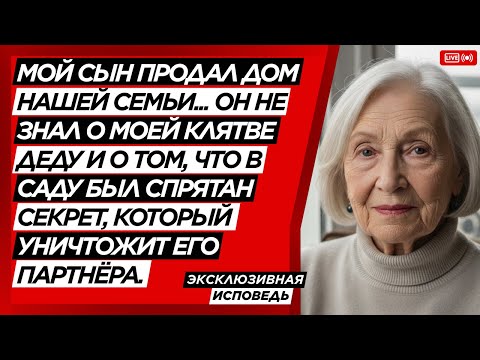 Видео: НАСТОЯЩАЯ ИСПОВЕДЬ ЭТОЙ БАБУШКИ 👵✨ | Сын продал наш дом, не зная, какой секрет хранил наш сад.