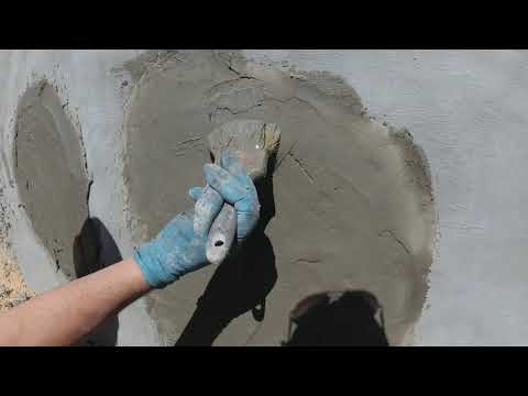 Видео: что делать  с  трещинами  на  оштукатуренной стене . арт  бетон  мастер  класс.