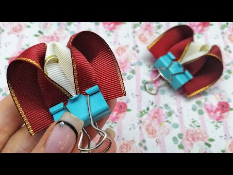 Видео: Бантики в которые я просто влюбилась! Бантики из репсовых лент 2,5 см
