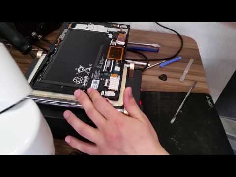 Видео: Замена дисплейного модуля на Sony Xperia Tablet Z (sgp321)