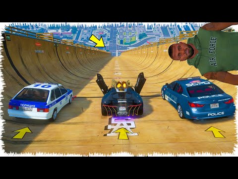 Видео: Джонни Полиция көлікпен аспанға ұшып кетті (GTA V) жони джони