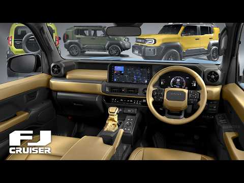Видео: Toyota FJ Cruiser 2026 года — интерьер, размеры и варианты цветов