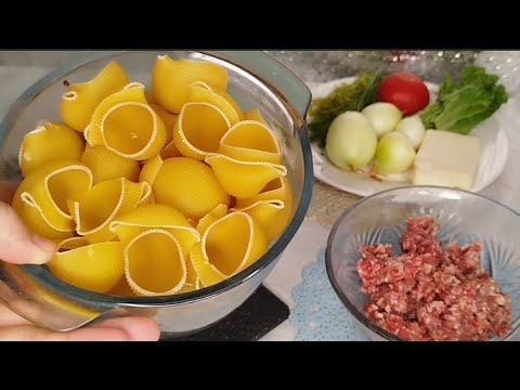 Видео: Как быстро накормить семью? Макароны с фаршем на сковороде!!!