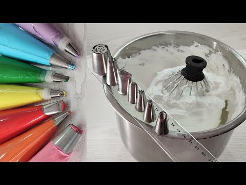 Видео: TOP❗ 7 САМЫХ ОСНОВНЫХ кондитерских НАСАДОК для кондитера! Белковый крем!