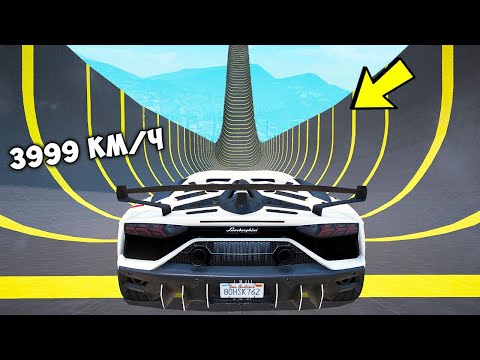 Видео: НОВОЕ ШОУ! СПУСК БЕЗ ТОРМОЗОВ НА ЧИТЕРСКОЙ ТАЧКЕ ПО МЕГА ТРАМПЛИНУ В ГТА 5! GTA 5 МОДЫ!