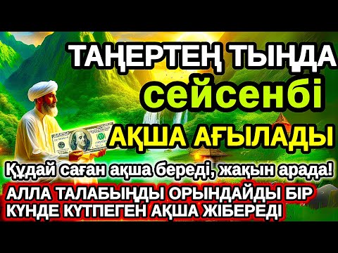 Видео: Тыңда Өте күшті дұға сейсенбі, Алла бір күнде ойламаған ақша байлық жібереді, ризығың көбейеді