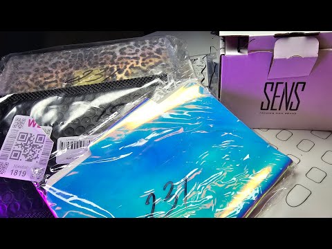Видео: КРУТЫЕ ⭐️товары для дизайна с WB😍Выкраска новых гелей @sens_gel_official 😇#маникюрнаяраспаковка