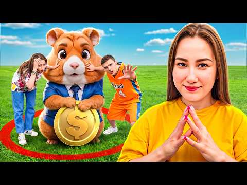 Видео: Кто Последний Отпустит Руку от Хомяка Челлендж !