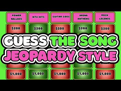 Видео: Угадай песню в стиле Jeopardy | Легенды рока 80-х | Музыкальная викторина №3 ноября