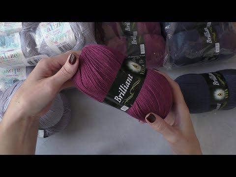 Видео: Обзор пряжи из интернет-магазина "Дом пряжи".