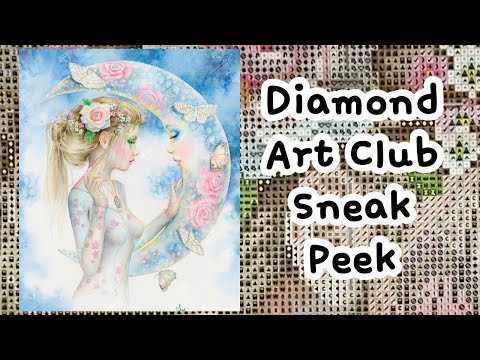 Видео: «Во власти луны» Скотта Хаудена | Предварительный обзор Diamond Art Club!