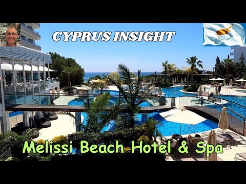 Видео: Melissi Beach Hotel & Spa, Айя-Напа, Кипр — Экскурсия по отелю.