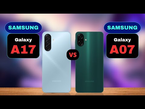 Видео: Сравнение Samsung Galaxy A17 и Samsung Galaxy A07