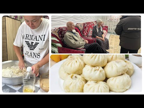Видео: Влог многодетной семьи👨‍👩‍👧 С подругой готовим дрожжевые манты с мясом 😋 Покупки💯