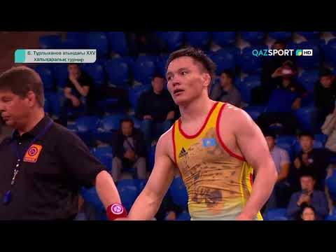 Видео: ГРЕКО-РИМСКАЯ БОРЬБА. «Кубок Б. Турлыханова». XXV международный турнир. Финалы