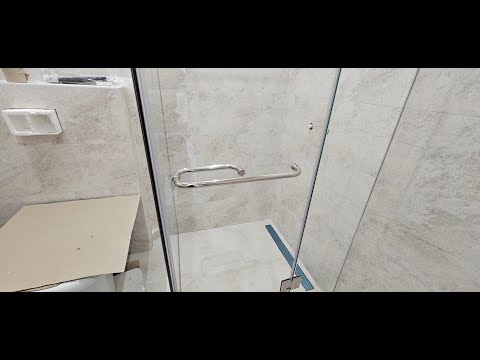 Видео: Скляна душова кабіна 90*90, без піддону - SV Glass
