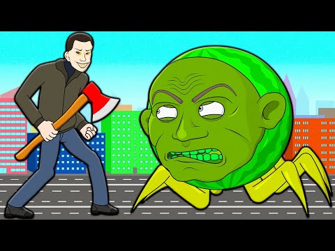 Видео: АДАН МЕХ ЛЕСОРУБ VS БОСС ЛИН ГАНГ МЕЛОН! LIN GANG MELON Lin Gang Guli Guli Мультик Анимация