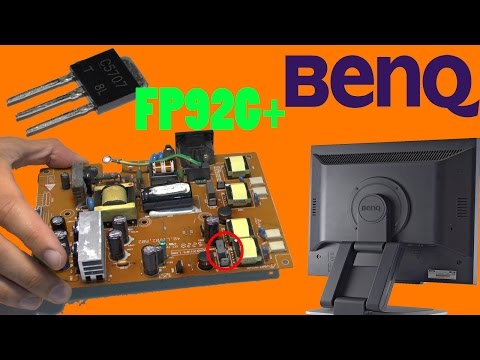 Видео: Ремонт подсветки дисплея в мониторе BenQ FP92G plus