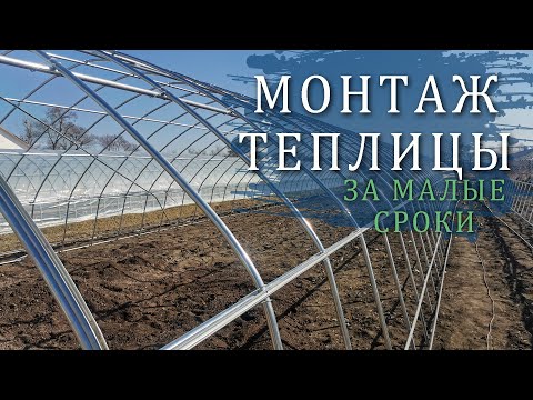 Видео: Монтаж фермерской теплицы