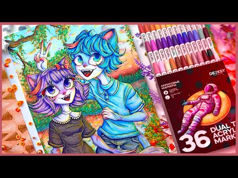 Видео: РИСУЮ СТИКЕРЫ из ВКОНТАКТЕ | DENKSY