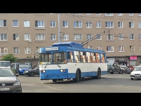 Видео: Троллейбус, маршрут №1 МТрЗ-6223 б.404 (Бывший №1765) (04.07.2022) Петрозаводск