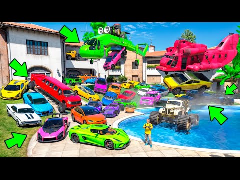 Видео: БИТВА ВОРОВ В GTA 5 ONLINE! УГНАЛИ 25 НОВЫХ ЧИТ ТАЧЕК У МАЖОРА ЗА 180 СЕКУНД В ГТА 5!
