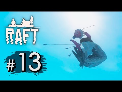 Видео: Наглая птица с острова «Караван» — Raft #13