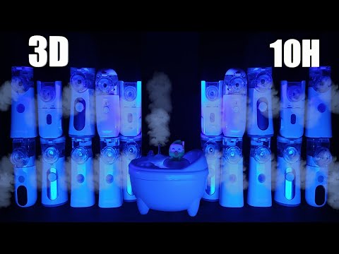 Видео: 💨 ASMR: 3D-аэрозоль с 21 невероятным небулайзером 🌌 Мировой рекорд по расслаблению во время сна💤