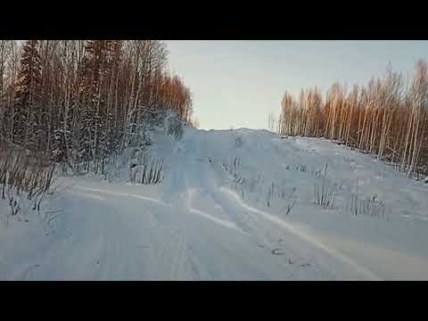 Видео: Автозимник Каргасок - Стрежевой (Томская область)