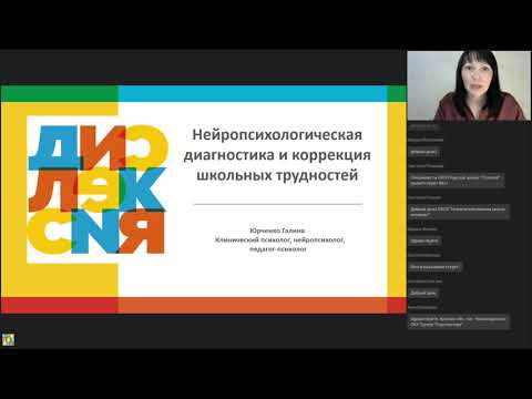 Видео: Нейропсихологическая диагностика и коррекция школьных трудностей