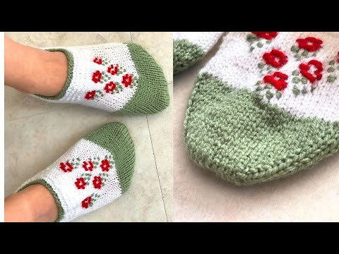 Видео: Еще одни следочки в Вашу копилку (#knittingtutorialforbeginners #knittingsocks #вязаныеноски)