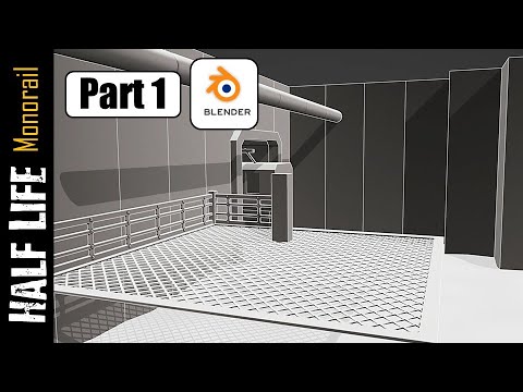 Видео: БЛЕНДЕР: МОНОРЕЛЗ HALF LIFE (ЧАСТЬ 1)