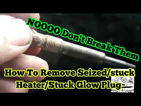 Видео: Как снять заклинивший нагреватель/заклинившую свечу накаливания без специальных инструментов Bodg...