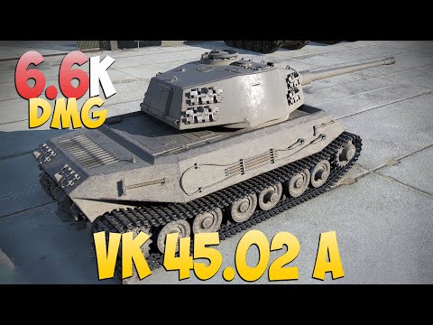 Видео: VK 45.02 A - 5 Kills 6.6K DMG - Вынужденный! - Мир Танков