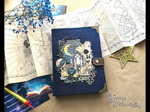 Видео: Блокнот "Магия внутри тебя"/скрапбукинг
