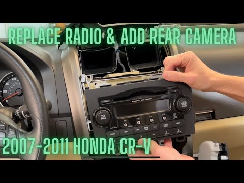 Видео: Заменить магнитолу и добавить камеру заднего вида - Honda CR-V