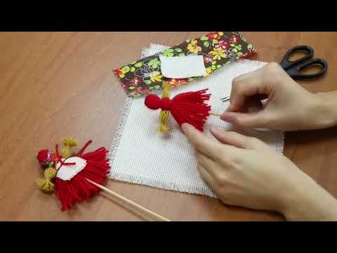 Видео: Мастер класс по изготовлению народной текстильной кулы «Веснянка»