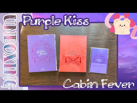 Видео: ~ Purple Kiss - Cabin Fever | Распаковка ~