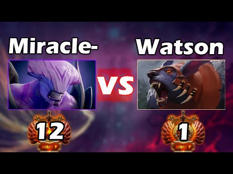 Видео: Миракл на Войде против топ 1 ранга - Miracle Faceless Void 7.35 DOTA 2