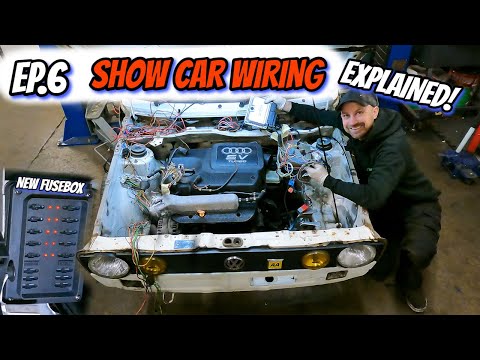 Видео: Эпизод 6. Спрячьте ВСЮ проводку в моторном отсеке Caddy 20v Turbo Mk1!