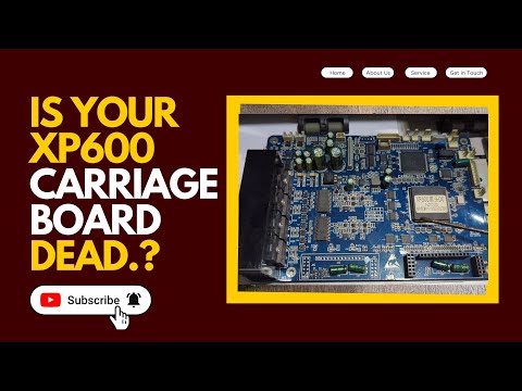 Видео: КАК ПРОВЕРИТЬ, РАБОТАЕТ ЛИ ВАША ПЛАТА КАРЕТКИ XP600