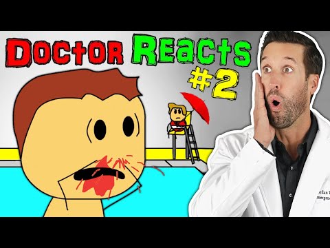 Видео: ВРАЧ смотрит смешные медицинские сцены из Brewstew #2