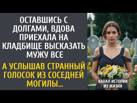 Видео: Оставшись с долгами, вдова приехала на кладбище высказать мужу все… А услышав голосок из склепа…