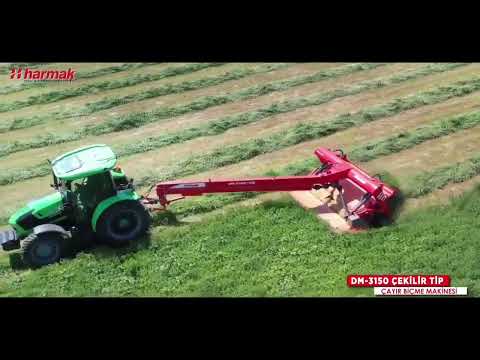 Видео: Прицепная дисковая косилка плющилка HARMAK DM 3150 TRC +79383462368 - FJB GROUP LLC