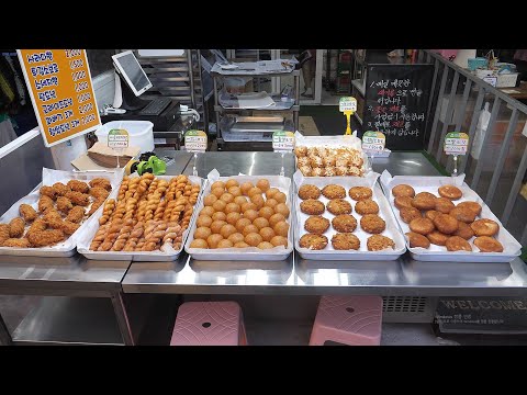 Видео: Корейский крендель, пончик, хлебный ресторан, видеодрайв!